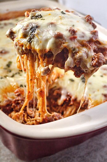 Baked Spaghetti Recipe - Coop Can Cook