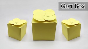 1.1K views · 24 reactions | How to make easy paper gift box DIY - Homemade origami box making tutorial. In this video i will show you how to make a paper craft gift box with free template. #papergiftbox #origamigiftbox #giftbox #handmadebox | Entertaining Arts | Facebook
