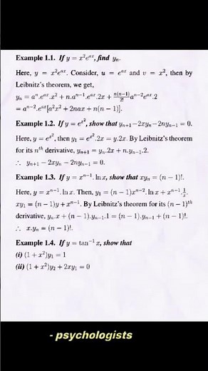 Solving Higher Order Derivatives Using Leibniz's Theorem