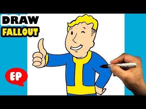 How to Draw FALLOUT | Vault Boy