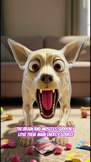 What Happens If a Dog Swallows Gum? 🐶⚠️ #shorts #doghealth #petfacts #didyouknow #pets