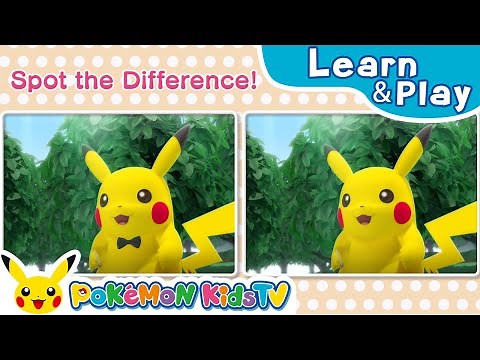 Spot the Differences: Pokémon Forest Concert | Learn & Play with Pokémon | Pokémon Kids TV​