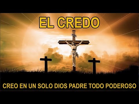 ✝️ Oración del credo ‘’EL CREDO CATOLICO’’ completo con voz y letra, ''El poder de la oración''