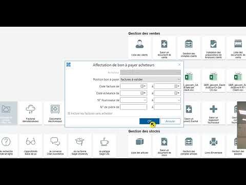 SAGE 100Cloud Gestion Commerciale Gestion des bons à payer