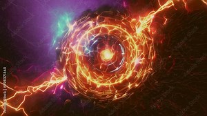 Dynamic Cosmic Action: Ultra-Realistic High-Quality Design with Explosive Effects