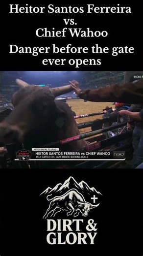 Bull Rears Back in Chute at UTB Opener 😳 | PBR Manchester 2026