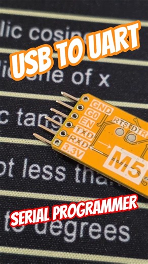 USB To UART Serial Programmer #m5stack #esp32