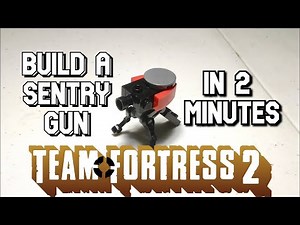How to build a Lego Level 1 Sentry gun from TF2 in less than 2 minutes