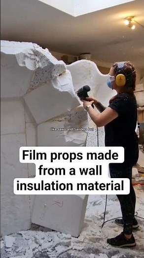 How to make film props from styrofoam!