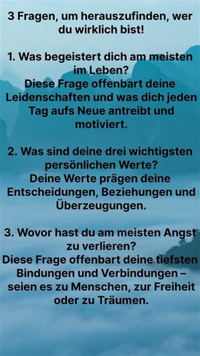 👉 3 Fragen, die dein Leben verändern können 🧠