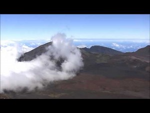 Beautiful Landscape: Great view over the Halekala Crater on Maui, Hawaii