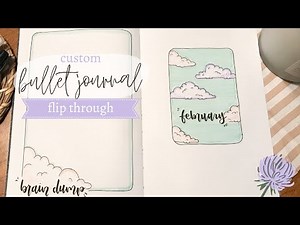 2021 BULLET JOURNAL FLIP THROUGH | Minimal Bullet Journal Flipthrough | Custom Bullet Journal #6