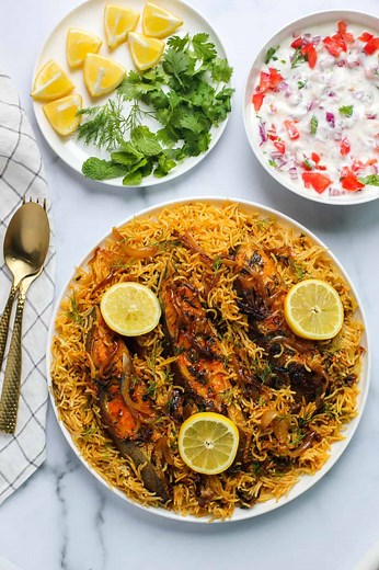 Instant Pot Fish Biryani