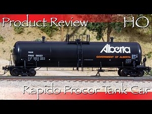 Liquids on the Rails? - Unboxing and Product Review of Rapido's HO Scale Procor Alberta Tank Car!