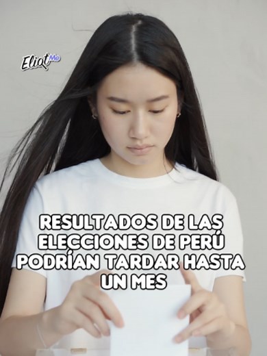¿Las selecciones de Perú podrían tardar hasta un mes? 🤯 Si eres de Perú, cuentanos como se están viviendo las elecciones 🇵🇪 #Noticias #EliotNews #Perú