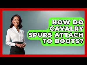 How Do Cavalry Spurs Attach To Boots? - Archaeology Quest