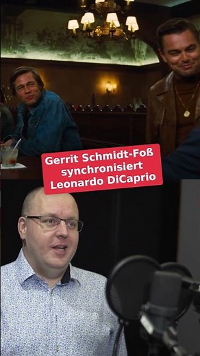 Gerrit Schmidt-Foß synchronisiert Leonardo DiCaprio in "Once Upon a Time in Hollywood"