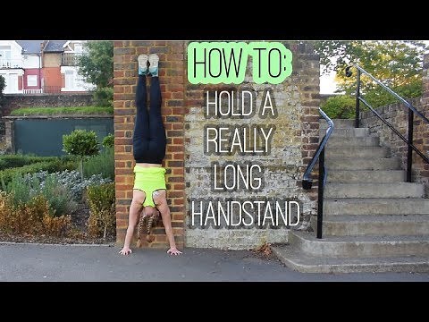 The Secret To Holding a Handstand...
