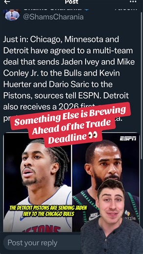 Something else is brewing as the Pistons trade Jaden Ivey to the Chicago Bulls 👀 Maybe the #Raptors can pry one of those guards from Chicago. #Basketball #WeTheNorth #NBA
