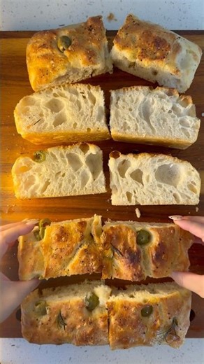 집에서 만드는 초간단 포카치아 레시피 🫒🌾#baking #focaccia #홈베이킹 #포카치아 #아티잔