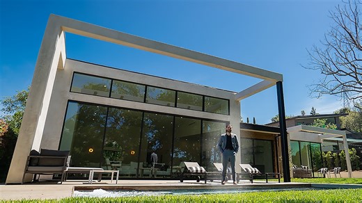 Inside a stunning architectural modern home in Los Angeles
