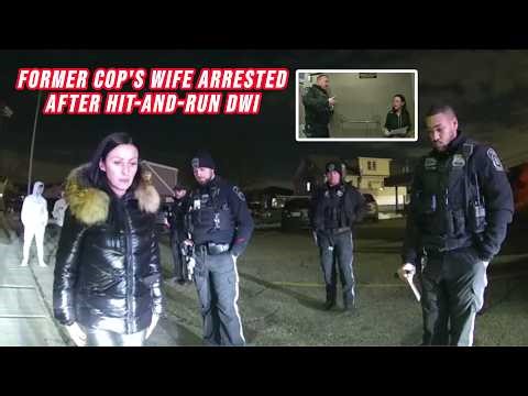 Former Cop's Wife Arrested for DWI After Hit-and-Run Crash