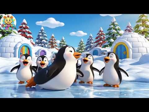 Pingu’s Whoosh Ice Slide Adventure | Funny Penguin Rhyme for Kids