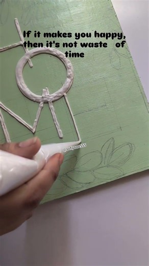 if it makes you happy, than it's not waste of time #ytshorts #art #textureart #homedecor #craft #diy