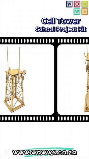 Build Your Own Cell Tower Model! 🏗️📡 | Ultimate School Project Kit | STEM Educational DIY