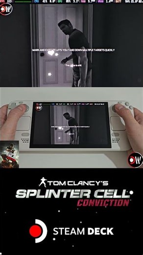 Splinter Cell Conviction Steam Deck SteamOS Performance: Handheld Gameplay