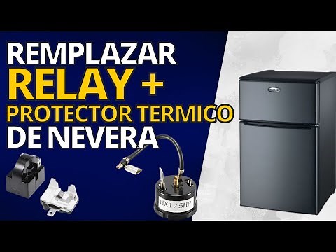 HOW TO CHANGE THE PTC RELAY (RELAY) AND THERMAL PROTECTOR OF AN EXECUTIVE REFRIGERATOR OR FREEZER