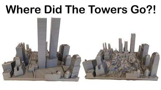 3D Printed Models of the WTC and LiDAR Data