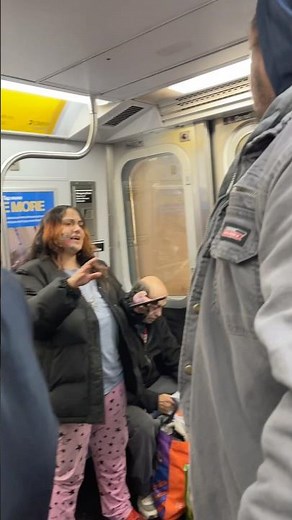 M train. New York City subway. Manhattan, NYC. #streetphotography #nyc #viral #fyp #mta