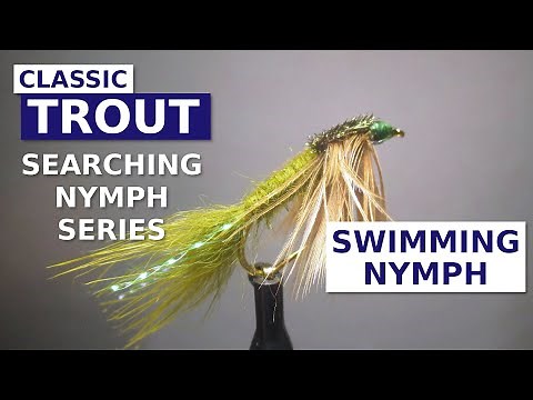 Fly Tying a Clouser Swimming Nymph (Trout, Smallmouth, Carp Fly Pattern)
