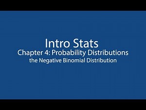 OpenIntroStats Ch4: Negative Binomial