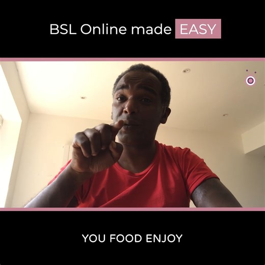 Today, our deaf presenter shows you how to sign “You food enjoy” from our Greetings videos featured inside our Members’ Club program. Remember, the key to learning how to sign is PRACTISE! 🤗 Go ahead. Have fun in signing these words 😊 | BSL Online