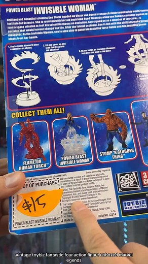 Vintage toybiz fantastic four action figure unboxed marvel legends | Rocco The great
