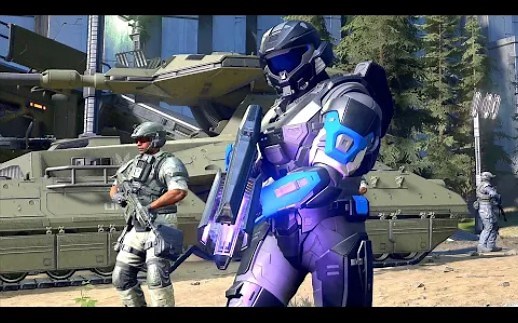 Halo infinite NPC战争-超级战士领导UNSC攻击流放者基地