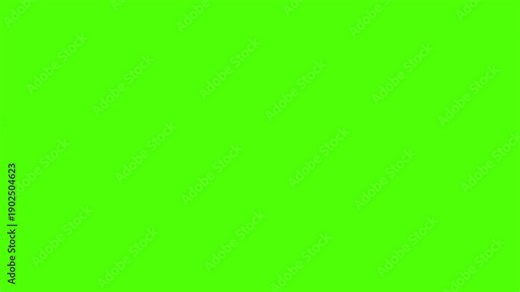 4K Square Shape Zoom Transition on Green Screen Background