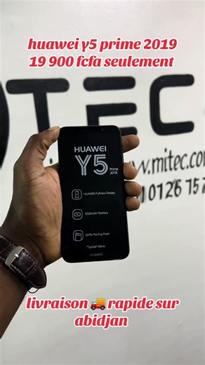 Huawei Y5 Prime 2019 - Prix en FCFA, Vente à Abidjan, Livraison Rapide