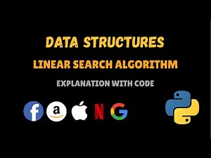 Linear Search Algorithm Explained | Data Structures | Kajendiran M