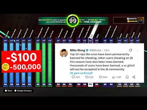 HOW NBA 2K26 is UNPLAYABLE 😔 CHEATERS PERMANENT MASS BANS!