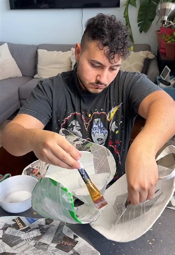 Making a Flower Sculpture Top from Cardboard