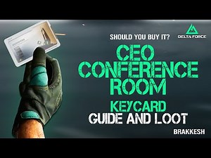 Delta Force - CEO Conference Room Keycard Guide and Loot