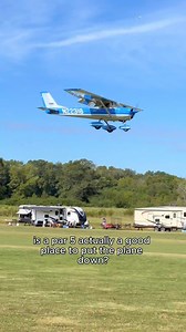 Could I safely land my Cessna 150 on a golf course? ⛳️ Video courtesy of RogerSteeleJr #flying #airplane #emergency | Fly Me to the Fun™