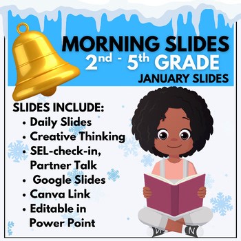 Morning Meeting Greetings Winter Themed January Daily Morning Meeting Slides