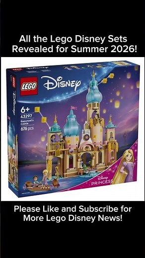 All the Lego Disney Sets Revealed for Summer 2026! #lego #legodisney #disney