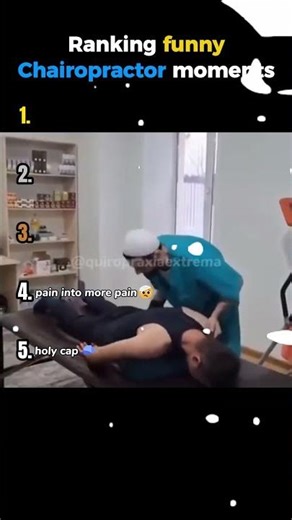 Ranking funny chiropractor moments - #shorts #chiropractor #funny