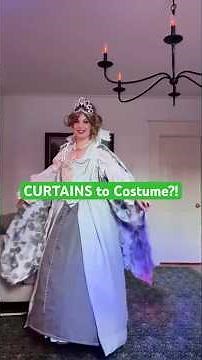 Turning CURTAINS Into Queen Elizabeth Costume?!