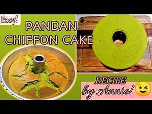 SUPER EASY PANDAN CHIFFON CAKE RECIPE by Annie